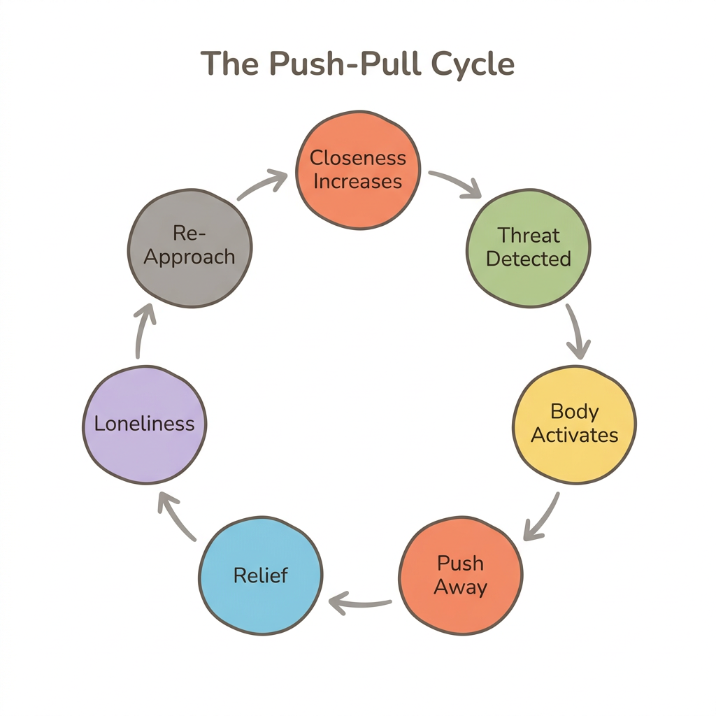 Diagram: The Push-Pull Cycle
